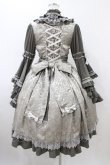 画像2: metamorphose / ノーブルジャガード姫袖ワンピース Free グレー H-25-12-05-1018-ME-OP-NS-ZH (2)