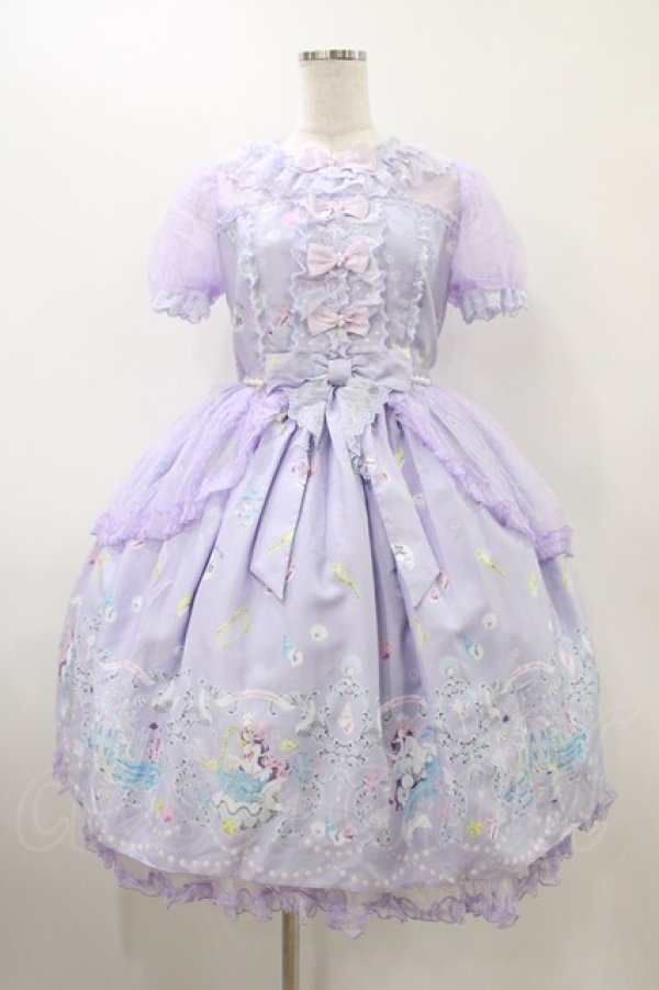 画像1: Angelic Pretty / Chateau d’ecumeワンピース Free ラベンダー H-25-12-05-1019-AP-OP-NS-ZH (1)