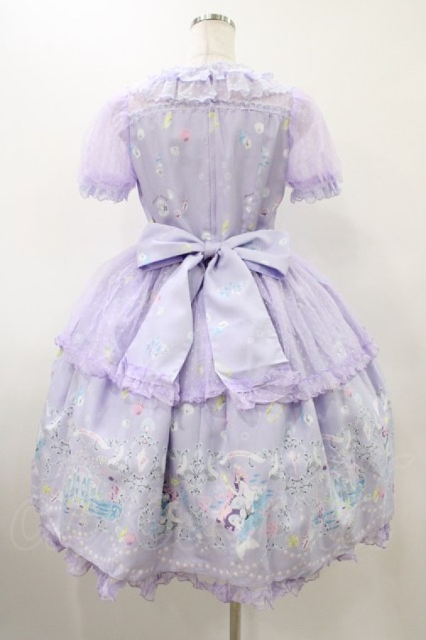 画像2: Angelic Pretty / Chateau d’ecumeワンピース Free ラベンダー H-25-12-05-1019-AP-OP-NS-ZH (2)
