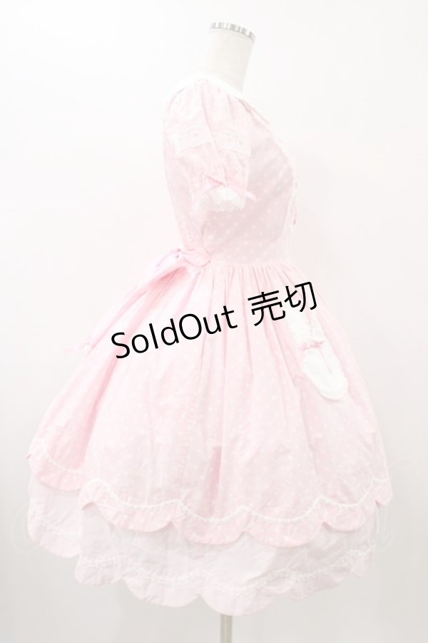 画像3: Angelic Pretty / うさぎちゃんポッケワンピース Free ピンク H-25-12-05-1020-AP-OP-NS-ZH (3)