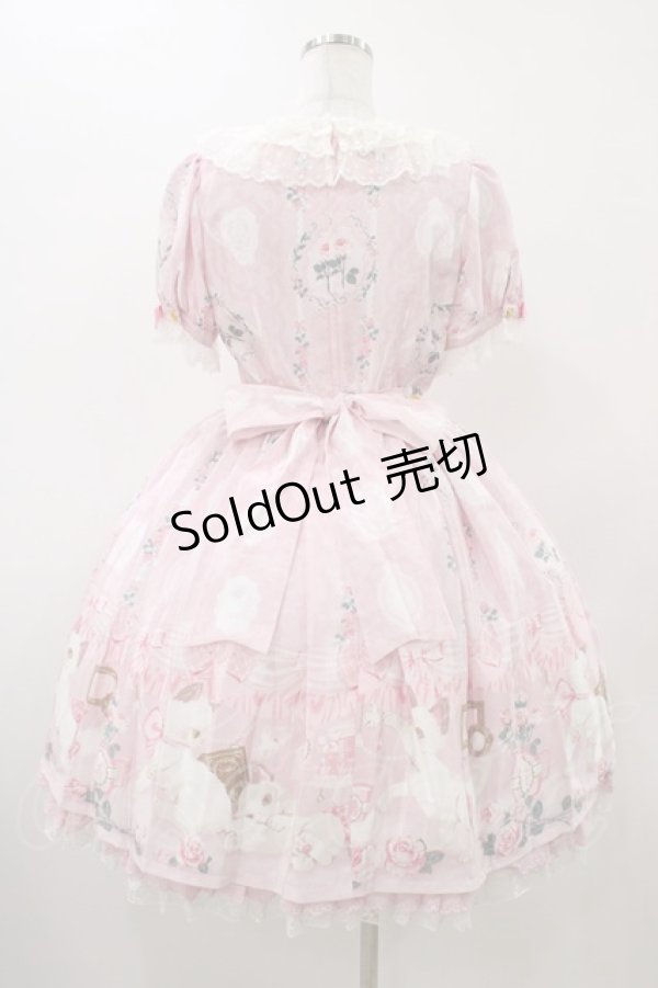 画像2: Angelic Pretty / Romantic Catワンピース Free ピンク H-25-12-05-1021-AP-OP-NS-ZH (2)