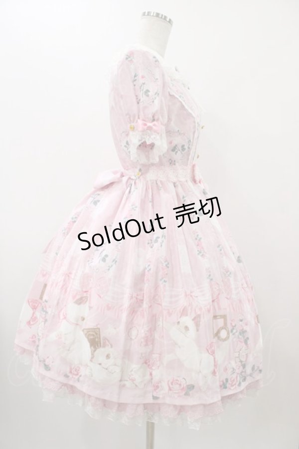 画像3: Angelic Pretty / Romantic Catワンピース Free ピンク H-25-12-05-1021-AP-OP-NS-ZH (3)