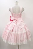 画像2: Angelic Pretty / 肩リボンジャンパースカート Free ピンク H-25-12-05-1022-AP-OP-NS-ZH (2)