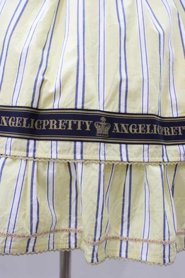 画像5: Angelic Pretty / Bunny College Summerジャンパースカート Free イエロー H-25-12-05-1024-AP-OP-NS-ZH (5)