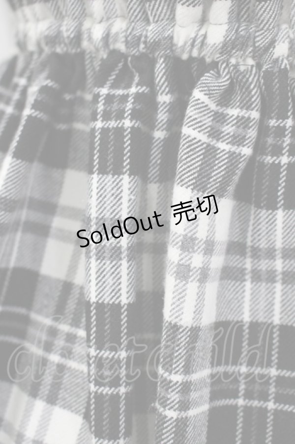 画像5: BABY,THE STARS SHINE BRIGHT / タータンチェックリボンシャーリングプリンセスジャンパースカート Free ブラック H-25-12-05-004-BA-SK-NS-ZH (5)