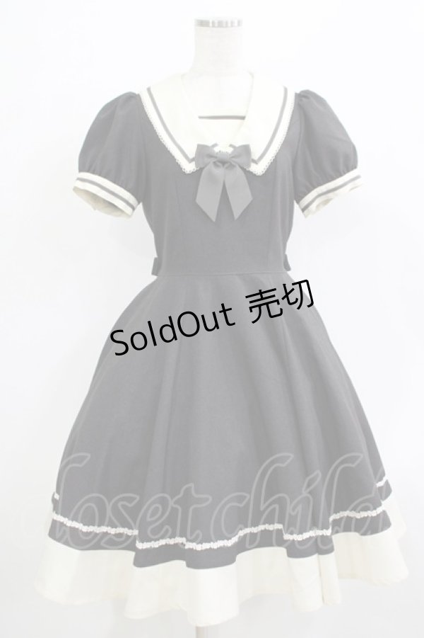 画像1: Innocent World / サーキュラーマリンワンピース M グレー H-25-12-05-005-IW-OP-NS-ZH (1)