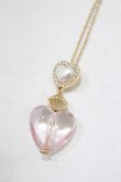 画像1: m petit by misako / AMハートネックレス  ピンク H-25-12-05-064-LO-AC-NS-ZH (1)