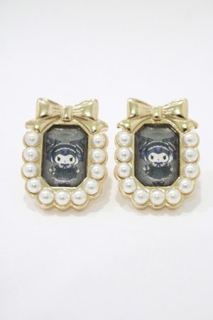 画像: m petit by misako / AM*クロミイヤリング  ブラック H-25-12-05-067-LO-AC-NS-ZH