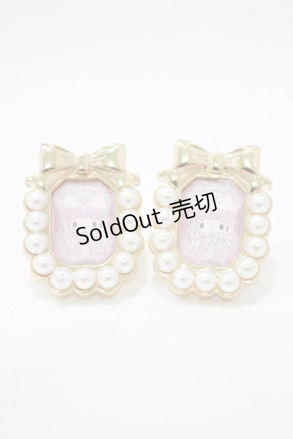 画像1: m petit by misako / AM*マイメロイヤリング  ピンク H-25-12-05-068-LO-AC-NS-ZH (1)