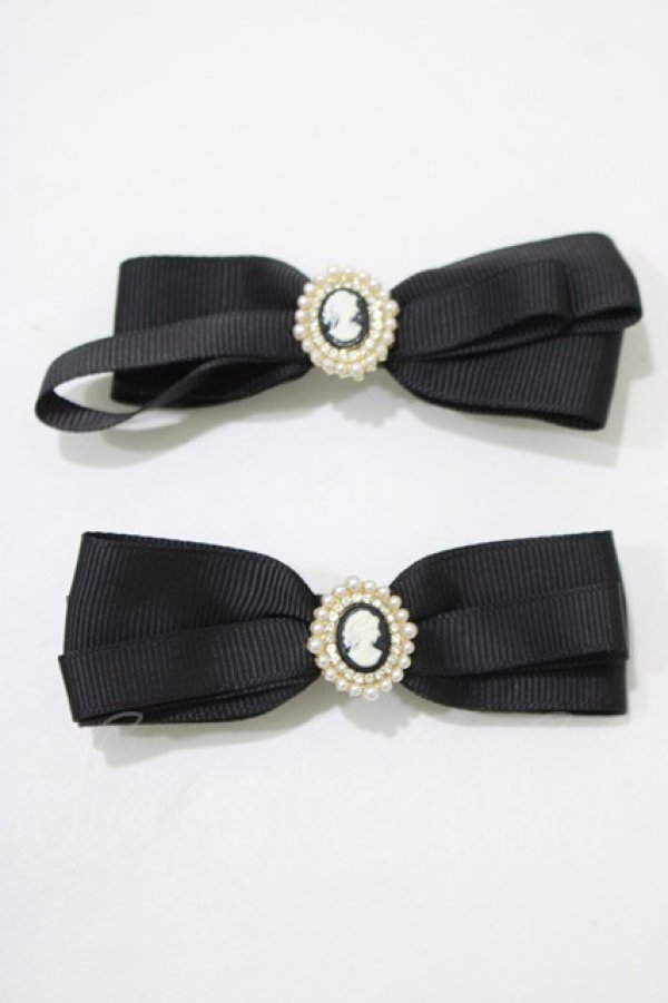 画像2: m petit by misako / TT*AM2Pクリップ  ブラック H-25-12-05-072-LO-AC-NS-ZH (2)