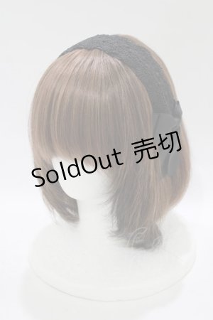 画像: m petit by misako / TT*AMレースカチューシャ  ブラック H-25-12-05-074-LO-AC-NS-ZH