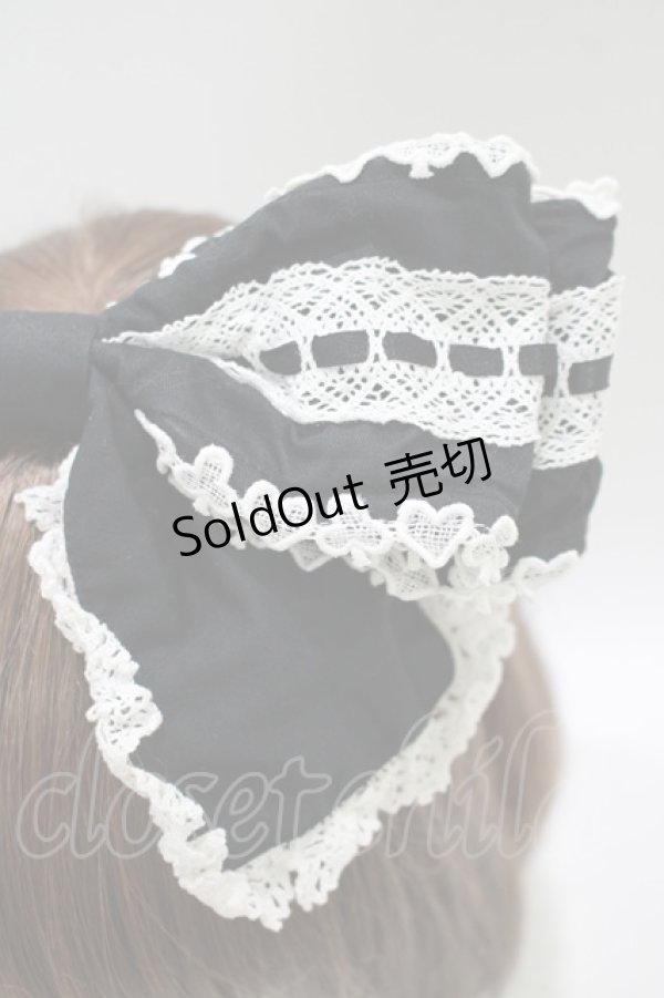 画像2: BABY,THE STARS SHINE BRIGHT / トランプレースカチューシャ  ブラック H-25-12-05-078-BA-AC-NS-ZH (2)