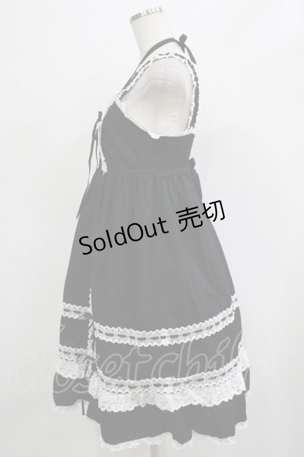 画像2: BABY,THE STARS SHINE BRIGHT / ベビードールジャンパースカート Free ブラック H-25-12-05-012-BA-OP-NS-ZH (2)