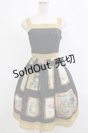 画像: Innocent World / フランスの額縁ジャンパースカート M/93cm ブラック H-25-12-05-013-IW-OP-NS-ZH