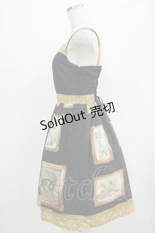 画像2: Innocent World / フランスの額縁ジャンパースカート M/93cm ブラック H-25-12-05-013-IW-OP-NS-ZH (2)