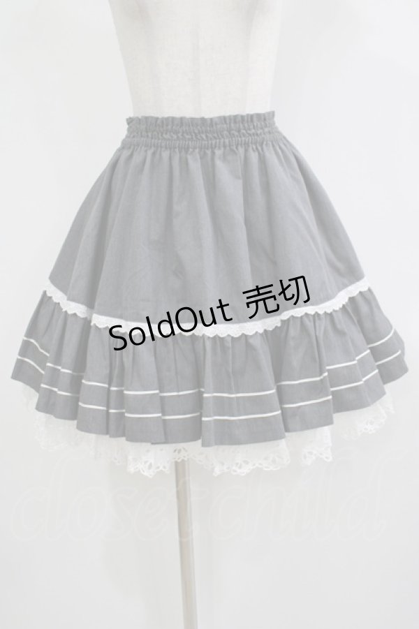 画像1: Heart E / フレアスカート Free グレー H-25-12-05-015-LO-SK-NS-ZH (1)