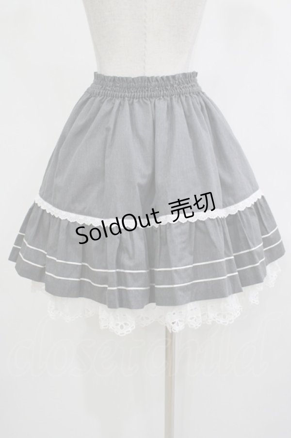 画像3: Heart E / フレアスカート Free グレー H-25-12-05-015-LO-SK-NS-ZH (3)