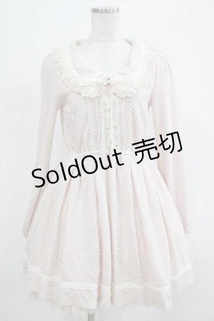 画像: LIZ LISA / レースアップリボンワンピース Free ピンク H-25-12-05-016-LO-OP-NS-ZH