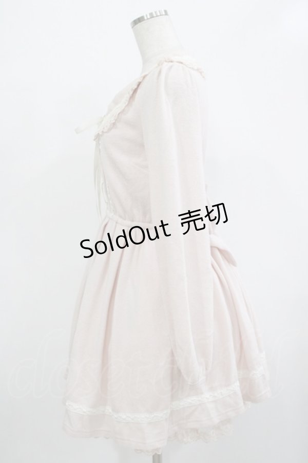 画像2: LIZ LISA / レースアップリボンワンピース Free ピンク H-25-12-05-016-LO-OP-NS-ZH (2)