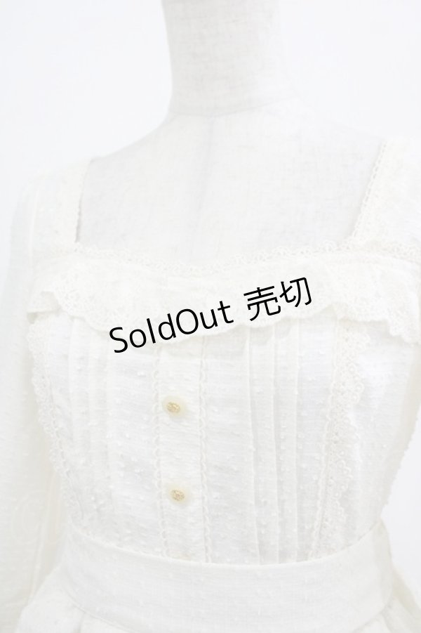 画像5: LIZ LISA / ウエストリボン刺繍ワンピース Free ホワイト H-25-12-05-017-LO-OP-NS-ZH (5)