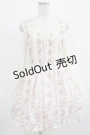 画像: LIZ LISA / 花柄レースワンピース Free ホワイト H-25-12-05-018-LO-OP-NS-ZH