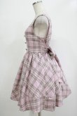 画像2: LIZ LISA / チェックジャンパースカート Free ピンク H-25-12-05-019-LO-OP-NS-ZH (2)