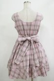 画像3: LIZ LISA / チェックジャンパースカート Free ピンク H-25-12-05-019-LO-OP-NS-ZH (3)