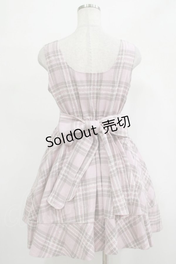 画像3: LIZ LISA / チェックジャンパースカート Free ピンク H-25-12-05-019-LO-OP-NS-ZH (3)