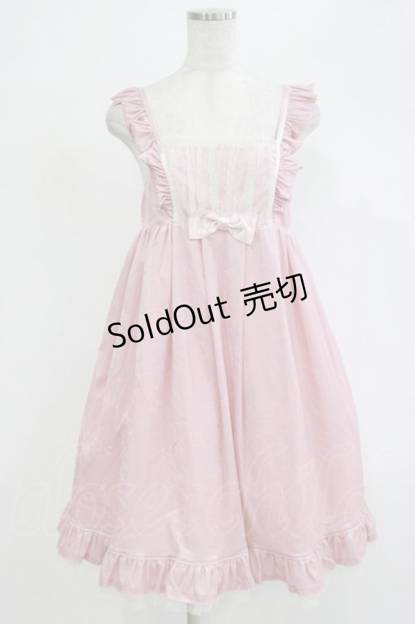 画像1: Emily Temple cute / チュール切替ノースリーブワンピース  ピンク H-25-12-06-003-ET-OP-KB-ZH (1)