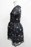 画像2: 【SALE】kokokim / Necorn総柄ワンピース  ブラック H-25-12-06-027-LO-OP-KB-ZT118 (2)