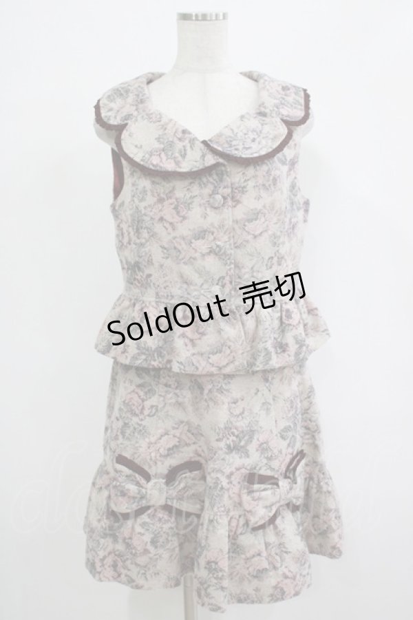 画像1: Leur Getter / 花柄ジャガードセットアップ M  H-25-12-06-030-LU-OP-KB-ZH (1)