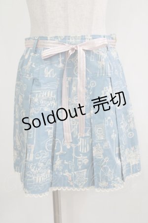 画像: 【SALE】Emily Temple cute / フレンチアベニュースカート  サックス H-25-12-06-031-ET-SK-KB-ZT118