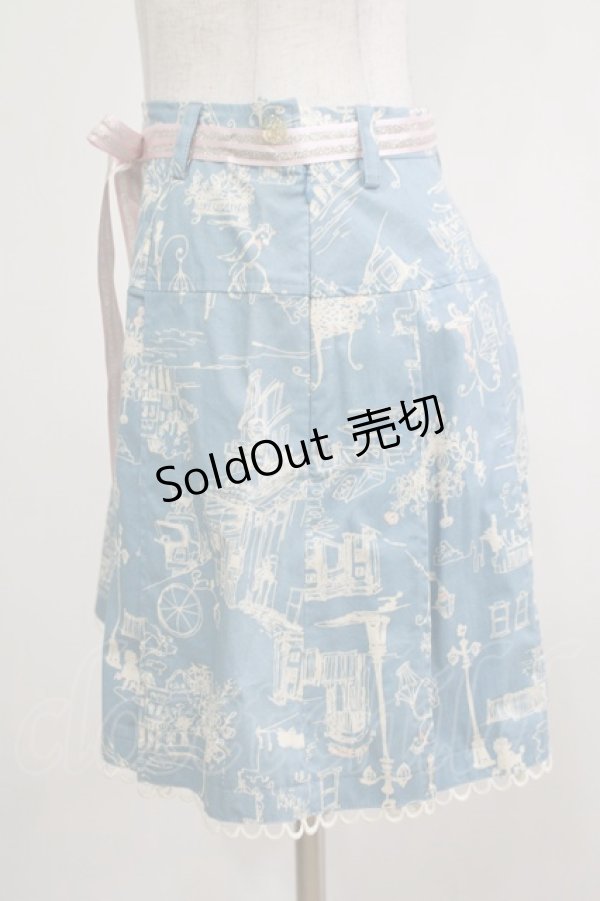 画像2: 【SALE】Emily Temple cute / フレンチアベニュースカート  サックス H-25-12-06-031-ET-SK-KB-ZT118 (2)