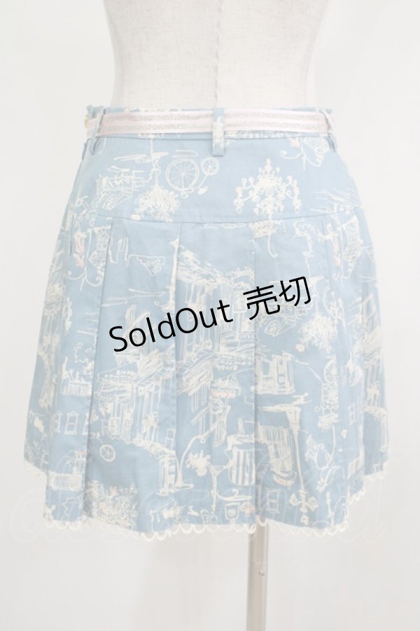 画像3: 【SALE】Emily Temple cute / フレンチアベニュースカート  サックス H-25-12-06-031-ET-SK-KB-ZT118 (3)