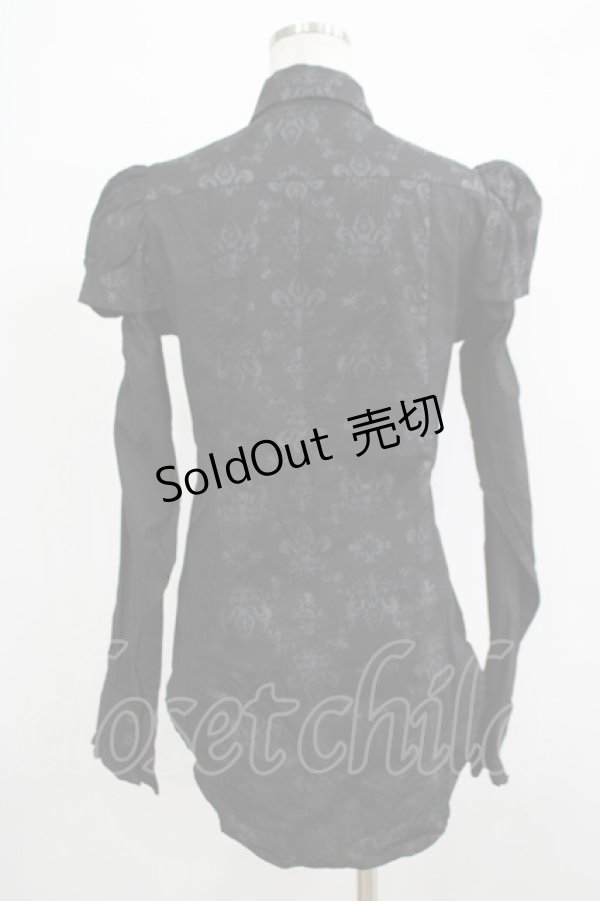 画像3: STEAM / プリント切替ブラウス  ブラック H-25-12-06-047-HN-BL-KB-ZH (3)