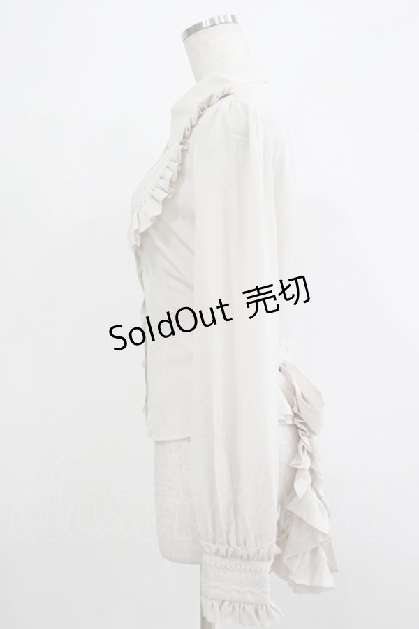 画像2: abilletage / シャーロットブラウス  アイボリー H-25-12-06-048-GO-BL-KB-ZH (2)