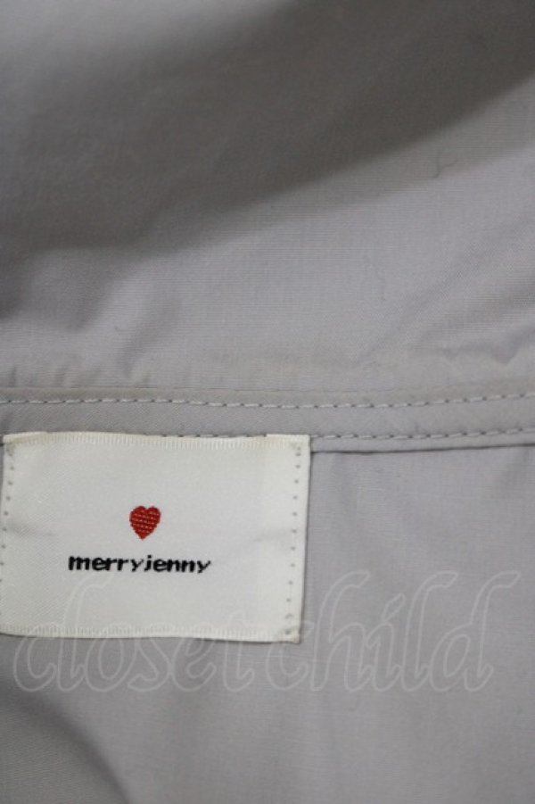 画像4: merry jenny / レースカフスブラウス  グレー H-25-12-06-050-LO-BL-KB-ZH (4)