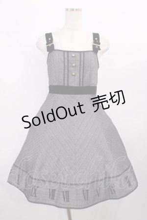 画像: Amavel / 裾フロッキープリントジャンスカ Free グレー H-25-12-06-1008-CA-OP-NS-ZH