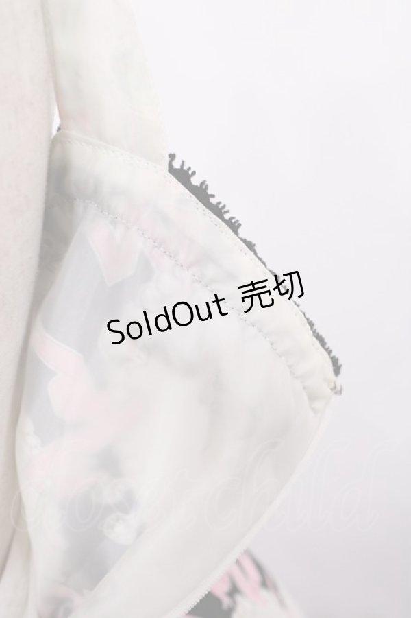 画像5: ALICE and the PIRATES / 宝石柄シフォンジャンパースカート Free ブラック H-25-12-06-1001-PA-OP-NS-ZH (5)