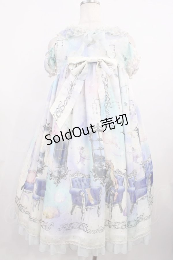 画像3: ALICE and the PIRATES / 眠り羊と夢喰いバク柄ジャンパースカートII Free ブルー H-25-12-06-1002-PA-OP-NS-ZH (3)