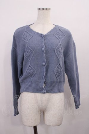 画像: F&A / ケーブルニットカーディガン Free BLUE H-25-12-06-1036-LO-TO-NS-ZH