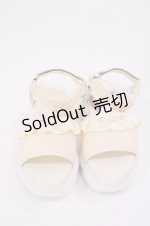 画像: m petit by misako / AMフリルSA M/約23cm〜23.5cm アイボリー H-25-12-06-1040-LO-SH-NS-ZH