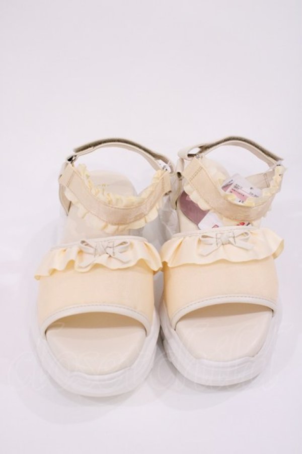 画像1: m petit by misako / AMフリルSA M/約23cm〜23.5cm アイボリー H-25-12-06-1040-LO-SH-NS-ZH (1)