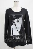 画像1: SEXY DYNAMITE LONDON / プリントロングスリーブカットソー L ブラック H-25-12-06-055-PU-TO-KB-ZH (1)