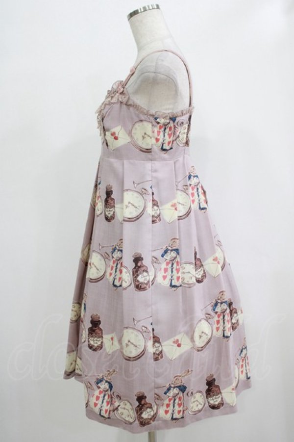 画像2: Emily Temple cute / ワンダーランドノースリーブワンピース  グレー H-25-12-06-006-ET-OP-KB-ZH (2)