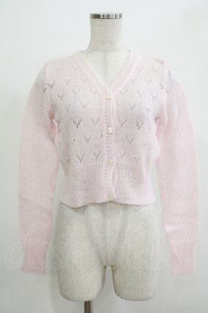 画像: MILK / パウダーカーデ  ピンク H-25-12-06-061-ML-TO-KB-ZH