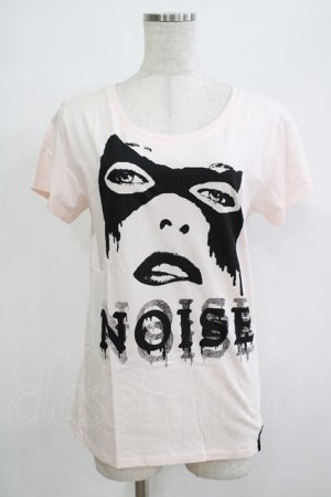 画像: NOISE NOISE NOISE / プリントTシャツ L ピンク H-25-12-06-065-PU-TO-KB-ZT1208H