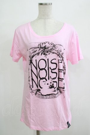 画像: NOISE NOISE NOISE / プリントTシャツ L ピンク H-25-12-06-066-PU-TO-KB-ZT1208H