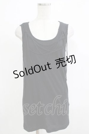 画像: BPN / ダメージカットタンク  ブラック H-25-12-06-069-GO-TO-KB-ZT239