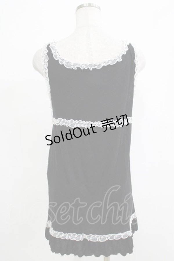 画像3: HANGRY&ANGRY / プリントチュニックタンク  黒×白 H-25-12-06-070-HN-TO-KB-ZH (3)